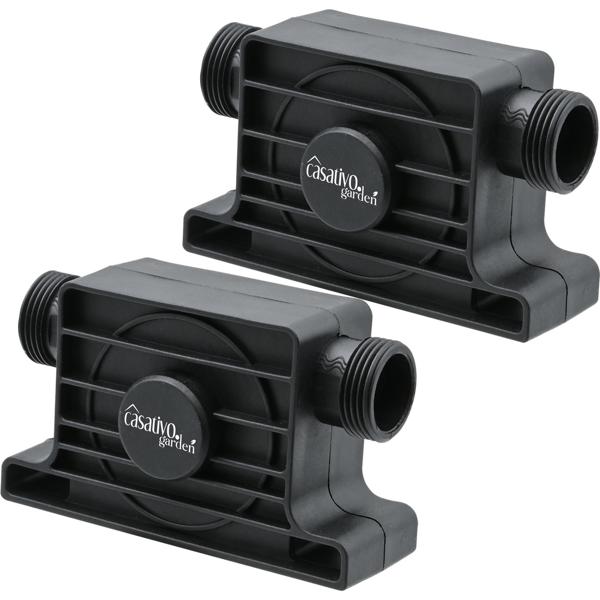 2er-Set Bohrmaschinenpumpe zum Ab-, Aus- und Umpumpen von Wasser, bis zu 1200 L/h, Klick System, inkl. 2 Schlauchadaptern und Schellen