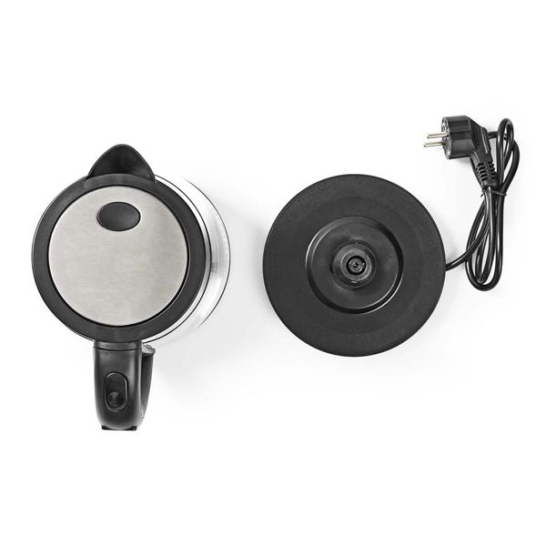 Hochwertiger Glas-Wasserkocher, 360°-Drehsockel, 1,7 Liter, 2200 Watt, Digitale Temperaturanzeige, 5 Temperaturbereiche: 50, 70, 80, 90, 100 °C