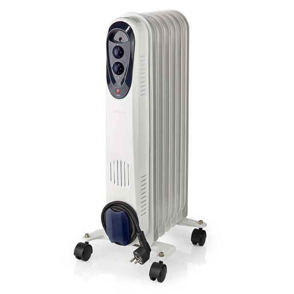 Radiateur mobile à mazout, 7 ailettes, radiateur, 600, 900, 1500 W