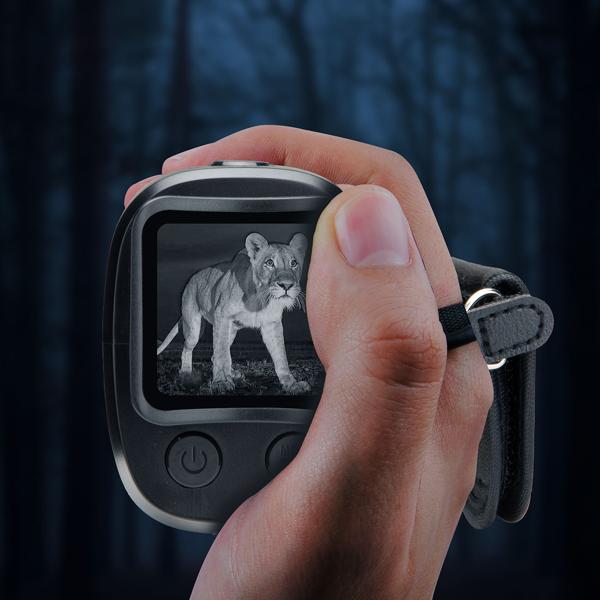 Professionelles Monokulares Infrarot Nachtsichtgerät, Foto und Video, Sicht bis 500m , 2k Videoaufnahmen, 5-fach Zoom, TFT Farbdisplay