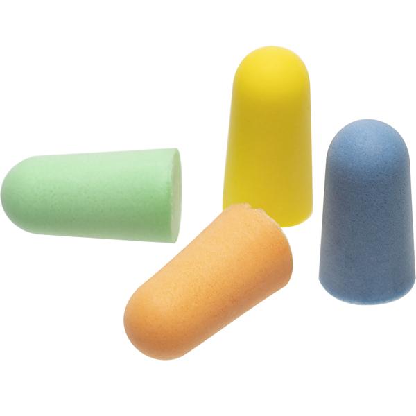 Hocheffektive Gehörschutz-Ohrstöpsel, 200 Stück, mehrfarbig, SNR 33 dB, hoher Tragekomfort, für laute Umgebungen wie Arbeit, Party, Event oder Schlaf