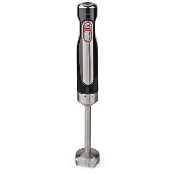Kabelloser Akku-Stabmixer (100W, Edelstahl): Für Smoothies, Suppen, Sossen – maximale Flexibilität, silber-schwarzes Design, kabelloses mixen