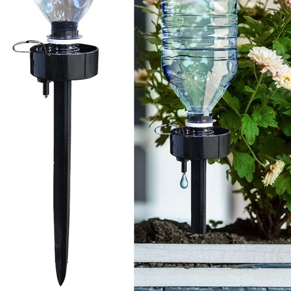 Bewässerungs-Spikes, 12er-Set, regulierbar - Für PET-Flaschen - Automatische und wassersparende Tröpfchenbewässerung für Pflanzen