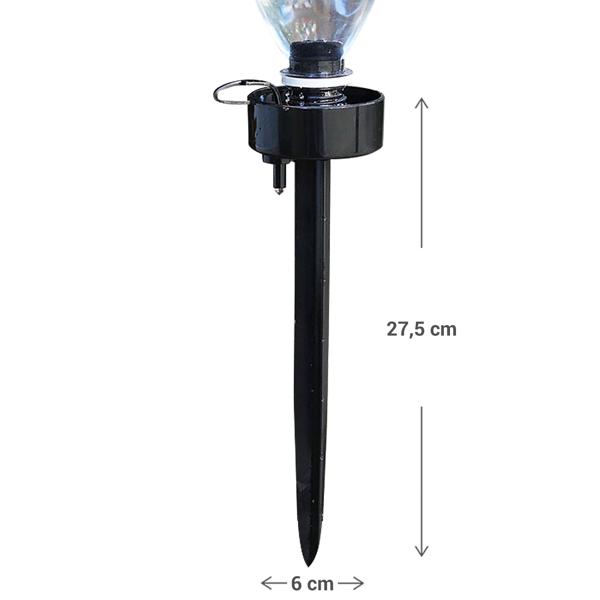 Set di 12 punte per irrigazione, regolabili - Per bottiglie in PET - Irrigazione a goccia automatica e a risparmio d‘acqua per le piante
