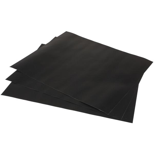 Wiederverwendbare Silikon-Grill- & Backmatte 3er-Set - Ideal für Ofen bis 260°C - Platzsparend & leicht zu reinigen - 40 x 33 cm für Hobbygriller & Bäcker