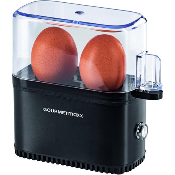 Cuiseur à œufs compact pour 2 œufs (250 W): mini-cuiseur pour des œufs cuits à la perfection – rapide, simple, peu encombrant