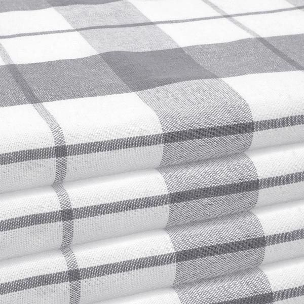 set di 8 strofinacci, grigio, 100% cotone, 70 x 50 cm
