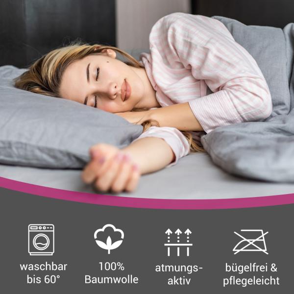 Drap housse jersey Premium - Pour surmatelas 2 places extra-large (200x200 cm) - 100% coton lourd Oeko-Tex 100 - Élastique, indéformable, lavable 60°C - Navy