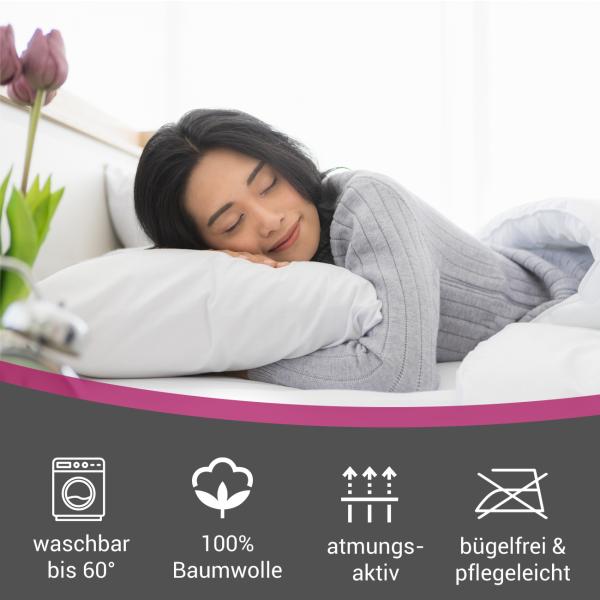 Superb Qualitäts-Jersey Fixleintuch hellblau 200x220cm - Ideal für Wasser- & Boxspringbetten - Hoher 40cm Steg, 97% Baumwolle, Öko-Tex Standard 100