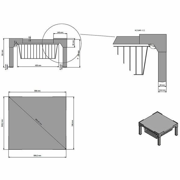 Hochwertiges Untergestell für Waschmaschine/Trockner mit Ablagekorb, bis 200kg – Stabil, rückenschonend & platzsparend