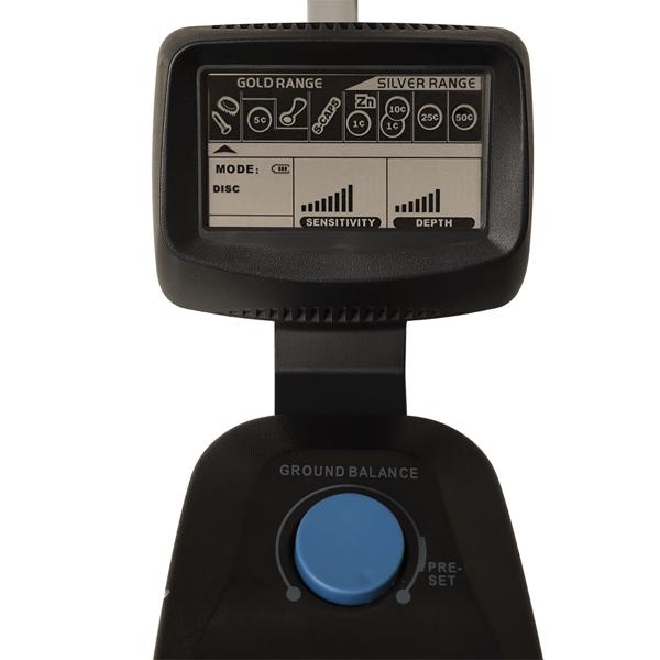 Détecteur de métaux professionnel électronique - Reconnaissance multi-métaux, étanche 20cm, localisation précise, recherche jusqu‘à 25cm - Écran LCD
