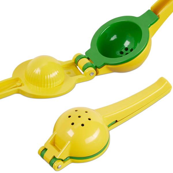 Spremiagrumi manuale 2in1 con 2 inserti per limoni e lime