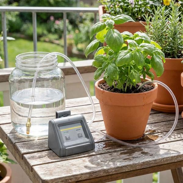 Système d’irrigation SmartLife WiFi pour 10 plantes – commande par application pour Android/iOS – pompe à eau automatique avec minuterie – incl. 10 m de tuyau et goutteurs