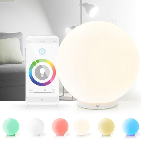 SmartLife RGB lumière d'ambiance en verre, 360lm - App, multicolore, changement de couleur, dimmable - éclairage d'ambiance intelligent et coloré pour chaque pièce