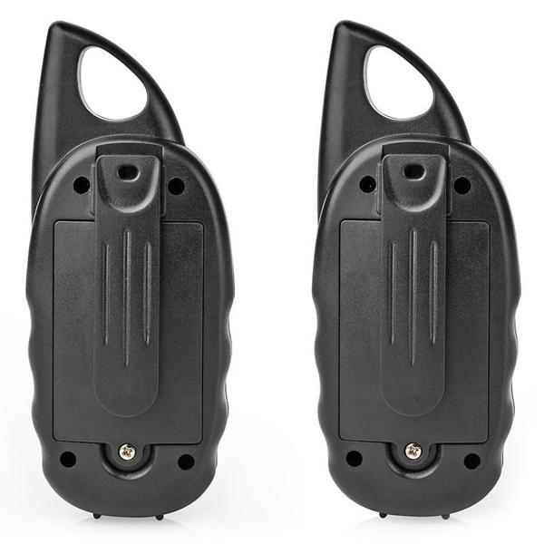 Radio walkie-talkie, set di 2, 3 canali, 446 MHz, portata fino a 3 km