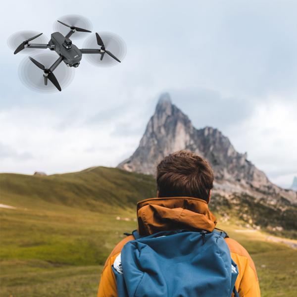 Profi GPS-Drohne mit 4K-Kamera, faltbar, 360° Hindernis-Erkennung, Live View App, 6 Achsen Gyroskop, Brushless Motor, Optical Flow