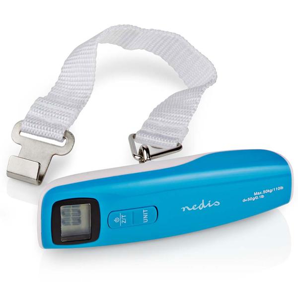 Präzise digitale Kofferwaage mit gut ablesbarem LCD-Display – ideal für Reisen, wiegt Gepäck bis 50 kg, kompakt, leicht, handlich & benutzerfreundlich