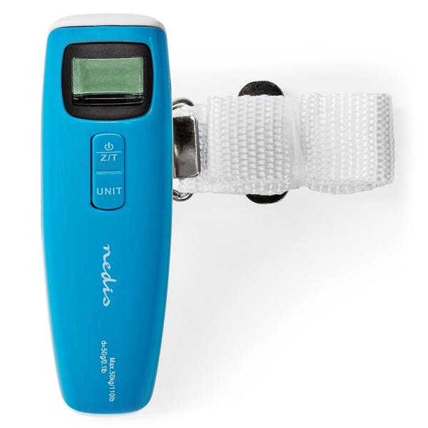 Präzise digitale Kofferwaage mit gut ablesbarem LCD-Display – ideal für Reisen, wiegt Gepäck bis 50 kg, kompakt, leicht, handlich & benutzerfreundlich