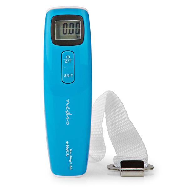 Präzise digitale Kofferwaage mit gut ablesbarem LCD-Display – ideal für Reisen, wiegt Gepäck bis 50 kg, kompakt, leicht, handlich & benutzerfreundlich