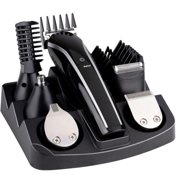 Vielseitiges 6-in-1 Akku Haarschneide Set: Haartrimmer, Bartschneider & Körperhaartrimmer in einem, Kabellos, präzise & für den kompletten Look