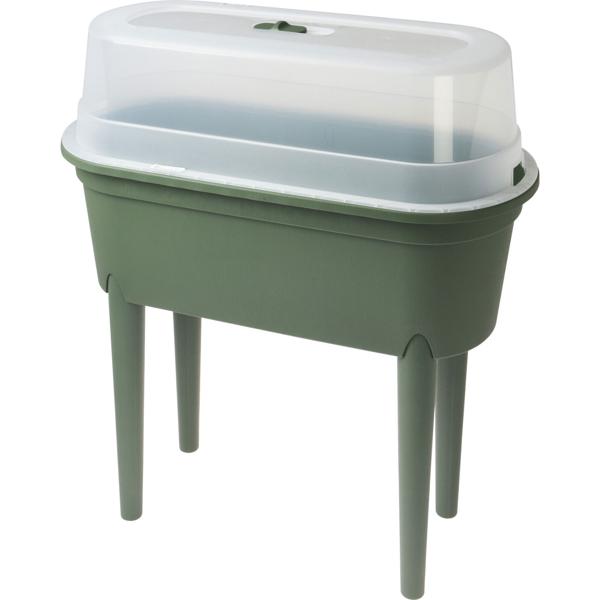 Vassoio di coltivazione con cursore di ventilazione, verde, 77 x 38 x 84 cm: germinazione e crescita ottimali, resistente alle intemperie e ventilato, ideale per ortaggi, erbe e fiori