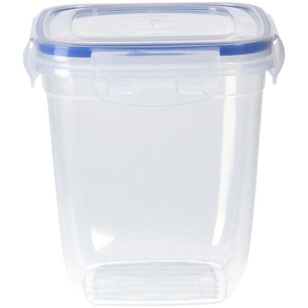 Vorratsdosen 6er-Set transparent - Hygienische Lebensmittelaufbewahrung Müsli Mehl Zucker Reis - Spülmaschinenfest - 2x 1100/1950/3250ml