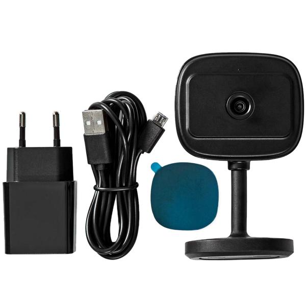 Full-HD WLAN IP-Kamera (Innen, schwarz) - SmartLife, Nachtsicht, PIR-Sensor, 2-Wege-Audio, App - Überwachung mit Komfort