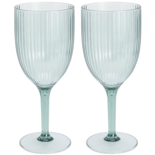 Weingläser, 2er-Set, Kunststoff, je 400 ml