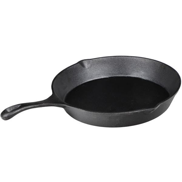 Set da barbecue in ghisa di alta qualità, 6 pezzi + scatola di legno