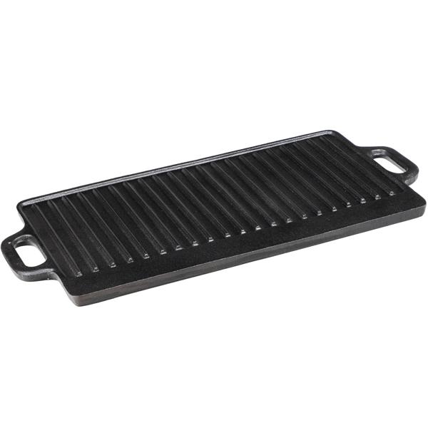 Set da barbecue in ghisa di alta qualità, 6 pezzi + scatola di legno