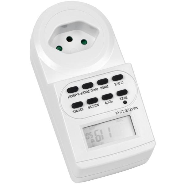 Digitale Zeitschaltuhr Kinderschutz / Zufallsgenerator Swiss Edition T12  T13