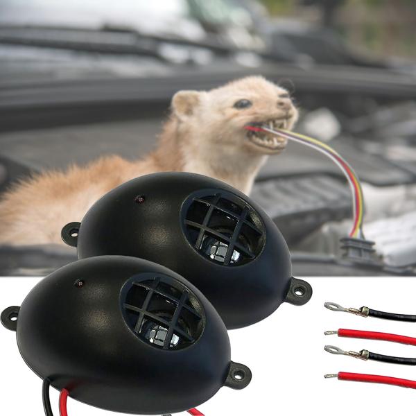 set di 2 repellenti professionali per faine con ultrasuoni per l‘auto
