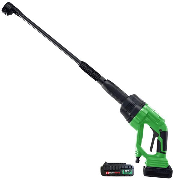 Nettoyeur haute pression à batterie efficace, 20V, 0-22 bar, avec batterie de rechange supplémentaire - totalement indépendant de l‘électricité & de l‘eau