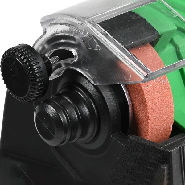 Kabelloser Akku-Doppelschleifer mit Schleif- & Polierscheiben – Schärft Messer, Bohrer & Scheren, mobil & flexibel 