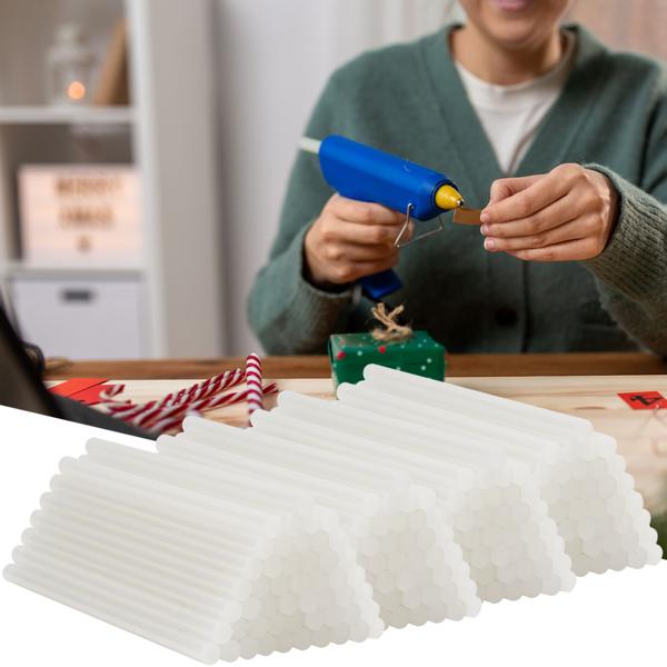 Heissklebestifte 200er Spar Set für Heissklebepistolen, transparent, Ø 11 mm, 20 cm, Heissklebesticks mit extra starker Klebekraft, schnelltrocknend