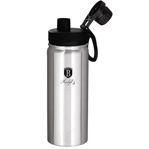 Robuste 540ml Edelstahl Trinkflasche / Sportflasche: Langlebig, geschmacksneutral & ideal für Fitness, Outdoor & Büro, Auslaufsicher & leicht zu reinigen
