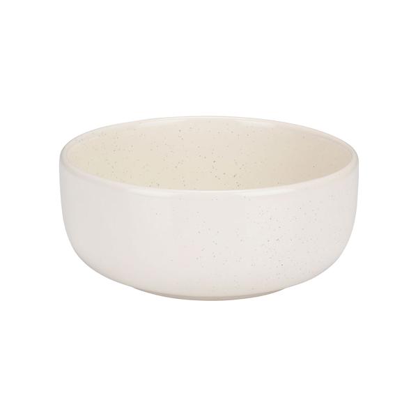 Set vaisselle faïence 16 pièces crème - Idéal quotidien, premier appartement - Durable, micro-ondes/lave-vaisselle - 4 assiettes, saladiers, tasses