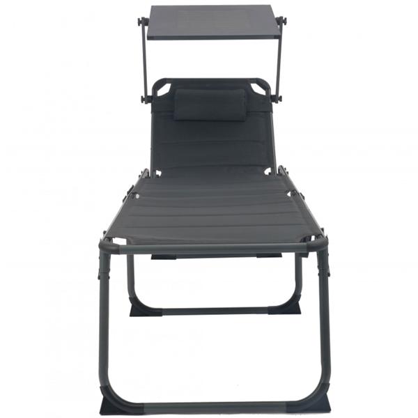 Multifunktionale Solar-Sonnenliege: 20W Solarpanel, 2 x USB, faltbar & wetterfest (IP54) - ideal für Garten, Terrasse, Camping & mehr