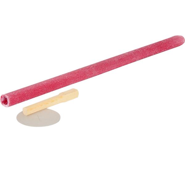 Outdoor-Fackelset (20 Stück): 45cm Wachsfackeln mit 75 Min Brenndauer, Holzgriff & Handschutz. Ideal für Garten, Camping & Events