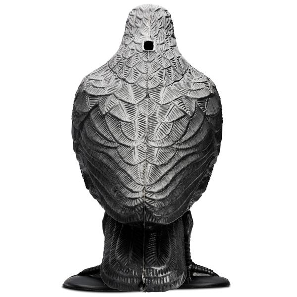 2er-Set Realistische Vogelabwehr Krähe mit Sound: Batteriebetriebener Raben Vogelschreck für effektive Vogelabwehr. Natürliche Krähengeräusche zur Abschreckung