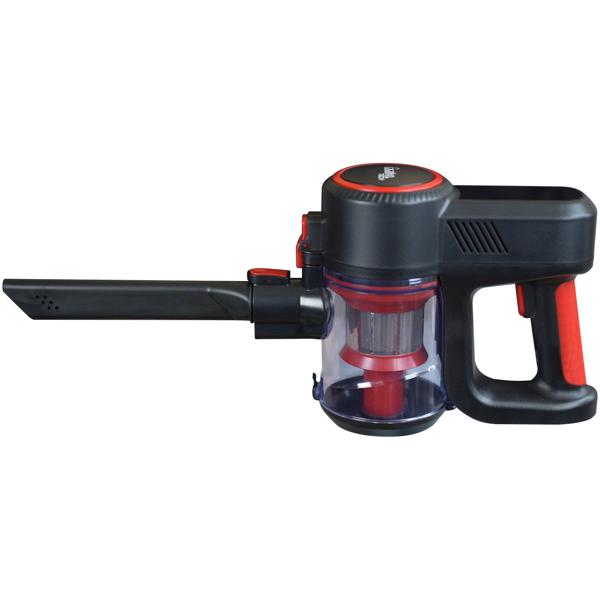 Akku-Handstaubsauger & Bodensauger 2in1 mit Elektrobürste: 18 kPa Saugkraft, beutellos, 2 Modi – Schmutz & Staub einfach verschwinden lassen