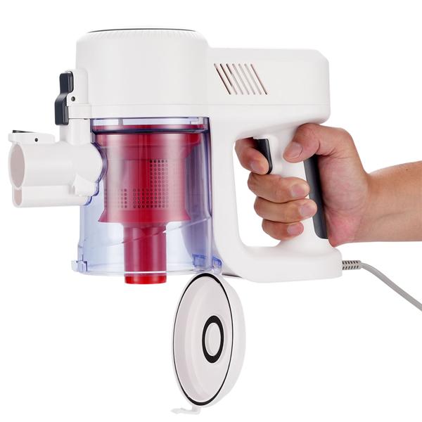 Leistungsstarker 2in1 Zyklon Staubsauger 500W (15kPa): Hand- & Bodensauger mit HEPA-Filter. 800ml Behälter, 7m Kabel - Für Allergiker & Reinigung