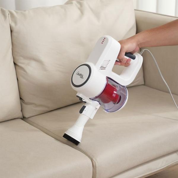 Leistungsstarker 2in1 Zyklon Staubsauger 500W (15kPa): Hand- & Bodensauger mit HEPA-Filter. 800ml Behälter, 7m Kabel - Für Allergiker & Reinigung