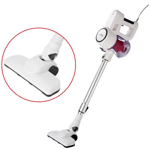 Leistungsstarker 2in1 Zyklon Staubsauger 500W (15kPa): Hand- & Bodensauger mit HEPA-Filter. 800ml Behälter, 7m Kabel - Für Allergiker & Reinigung