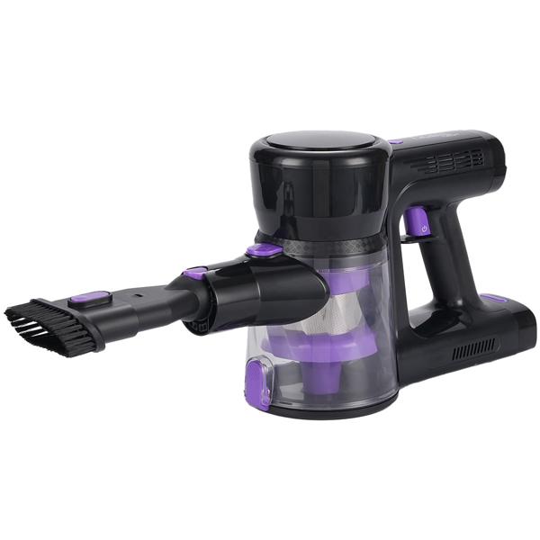 Multifunktionaler 2in1 Akku Staubsauger - Zyklon-Hand- & Bodensauger mit Wischaufsatz, 23 kPa, HEPA-Filter, Alleskönner für makellose Böden