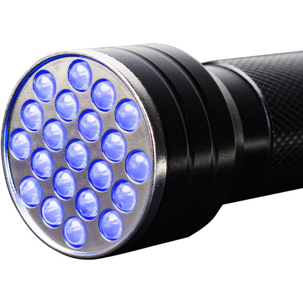 Multifunktionale 2in1 UV-Taschenlampe und Geldschein-/Ausweisprüfer, 21 LEDs, Batteriebetrieb, Für Echtheitsprüfung & Beleuchtung