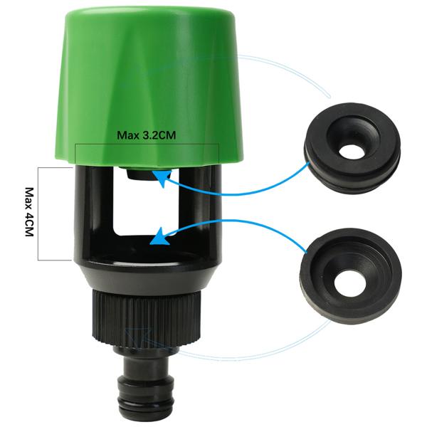 Adaptateur universel pour robinet: transforme tous les robinets en raccord pour tuyau d’arrosage, pratique et facile à installer, pour un arrosage flexible