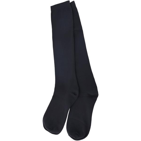 Reise-Kniestrümpfe Gr. M (39-43) mit Stützfunktion – Kompressionsstrümpfe gegen müde Beine & Schwellungen, Komfortbund, schwarz