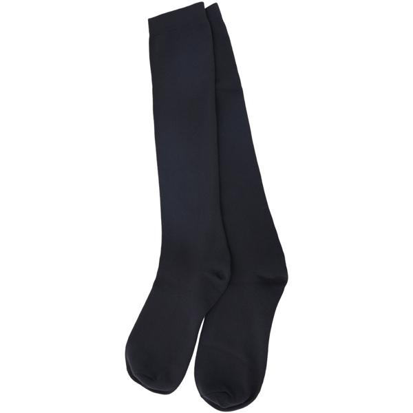 Reise-Kniestrümpfe Stützfunktion Schwarz Gr. L (43-47), 1 Paar: Gegen müde Beine & Schwellungen auf Reisen, Für leichte Beine auf jeder Fahrt