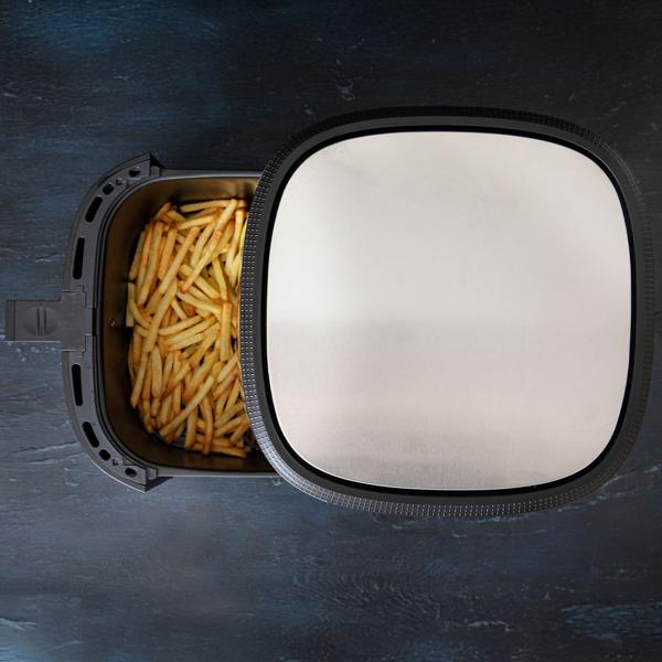 Elegant XL - Friggitrice ad aria calda da 8 litri: 1800 W, acciaio inox, LCD touch e numerosi accessori - piatti croccanti, preparazione a basso contenuto di grassi